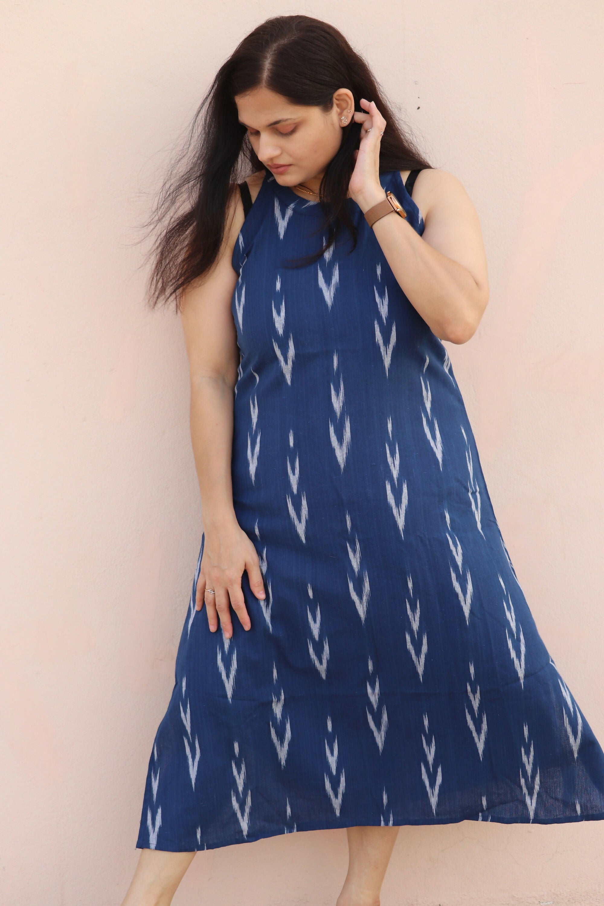 Earthyweaves Meghashyam Dress | Grocsy