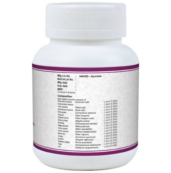 Dr. Jrk's Bhaskara Lavana Churna Tablets | Grocsy