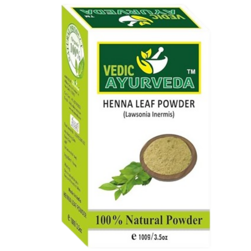 VedicAyurveda Henna Leaf Powder and Lemon Powder | Grocsy
