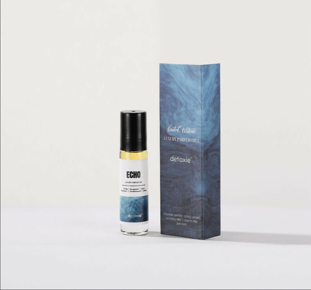 Detoxie Echo - Luxury Parfum Oil (Attar) Non-Alcoholic | Grocsy