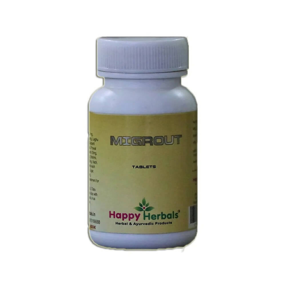 Happy Herbals Migrout Tablets | Grocsy