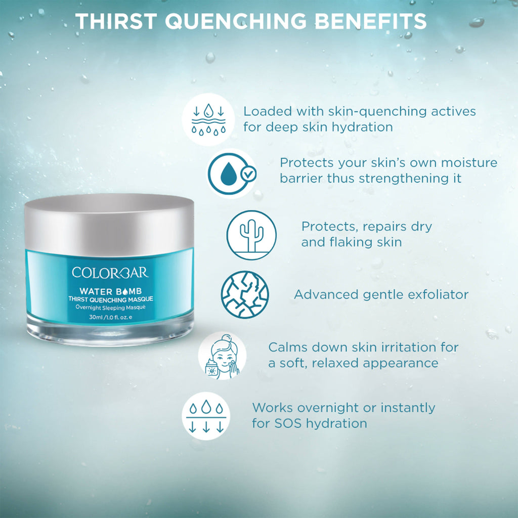 Colorbar Water Bomb Thirst Quenching Masque | Grocsy