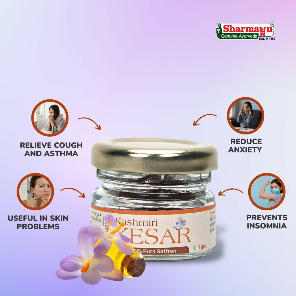 Sharmayu Ayurveda Kashmiri Kesar | Grocsy