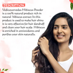 VedicAyurveda Bio-Organic Industry Hibiscus Powder | Grocsy