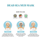 Love Earth Dead Sea Mud Mask with Argan Oil and Rosehip Oil | Grocsy