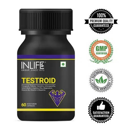 Inlife Testroid Capsules For Men | Grocsy
