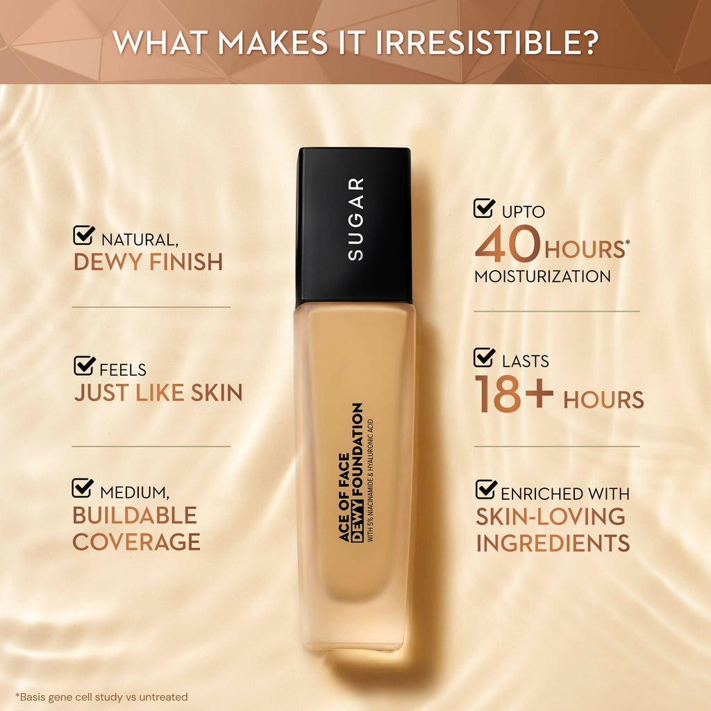 Sugar Ace Of Face Dewy Foundation - 17 Raf | Grocsy
