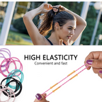 Bronson Professional Elastic Hair Rubber Bands Hair Ties Soft Stretchable Multicolor | Grocsy