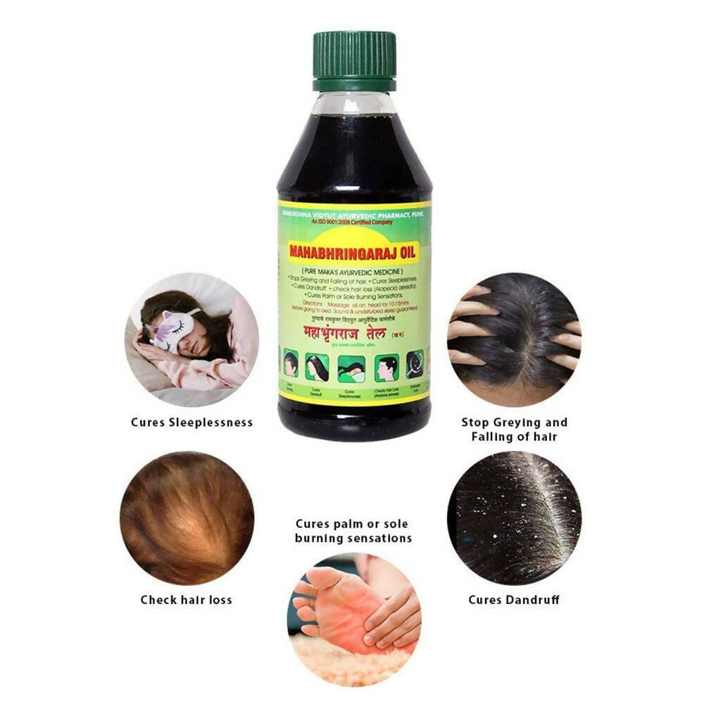 Mahabhringaraj Ayurvedic Hair Oil | Grocsy