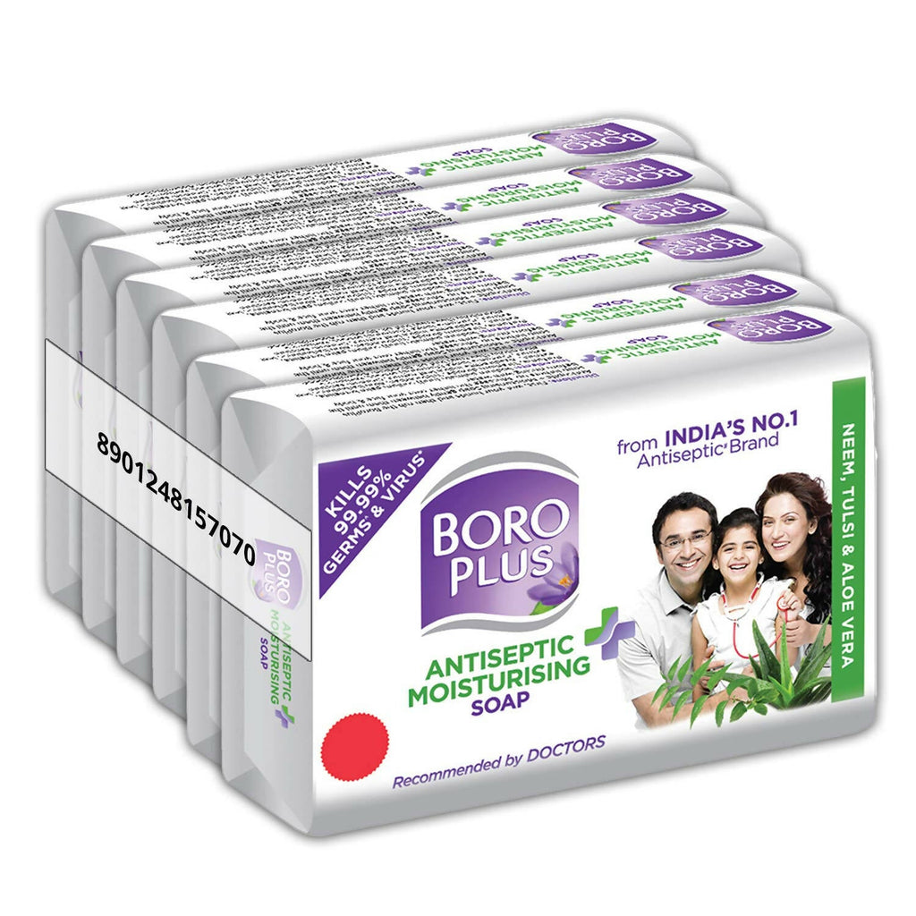 BoroPlus Antiseptic And Moisturising Bathing Soap With Aloe Vera, Neem And Tulsi | Grocsy