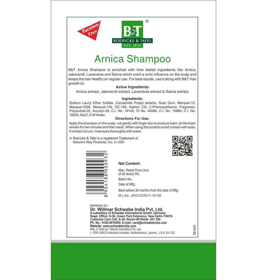 Boericke & Tafel Arnica Shampoo | Grocsy