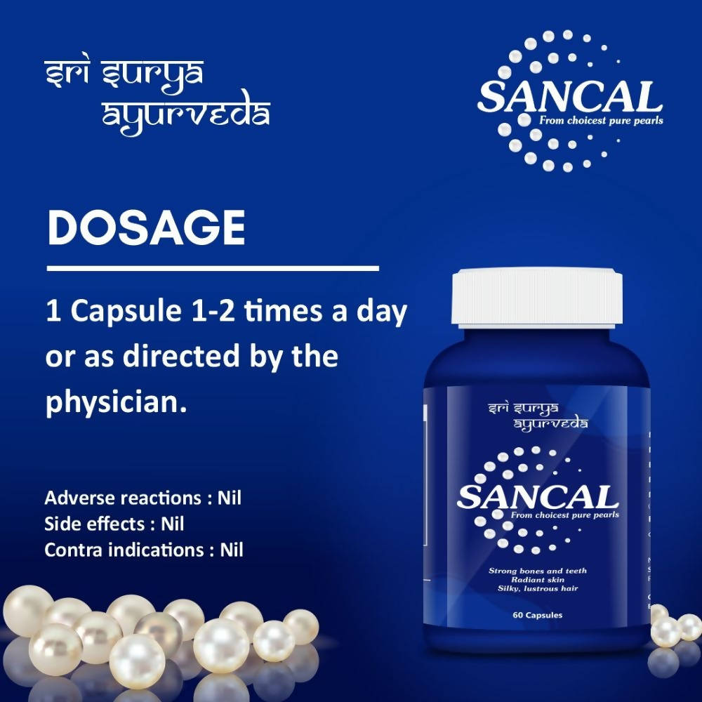 Sri Surya Ayurveda Sancal Capsules | Grocsy