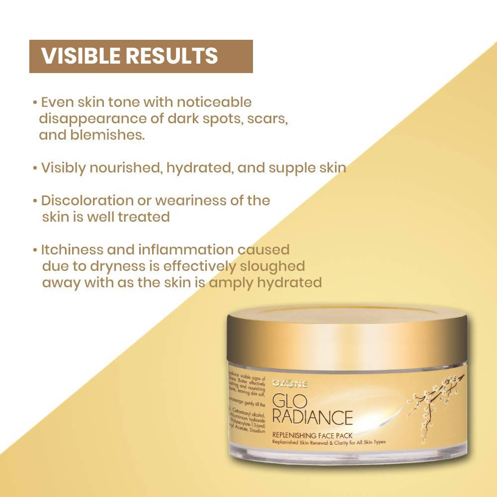 Ozone Glo Radiance Replenishing Face Pack | Grocsy