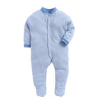 Daddy - G Rompers/Sleepsuits/Jumpsuit /Night Suits for New Born Babies - Sky Blue | Grocsy