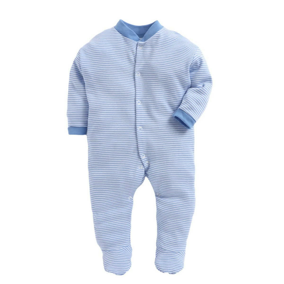 Daddy - G Rompers/Sleepsuits/Jumpsuit /Night Suits for New Born Babies - Sky Blue | Grocsy