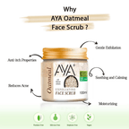 AYA Oatmeal Exfoliating Face Scrub | Grocsy