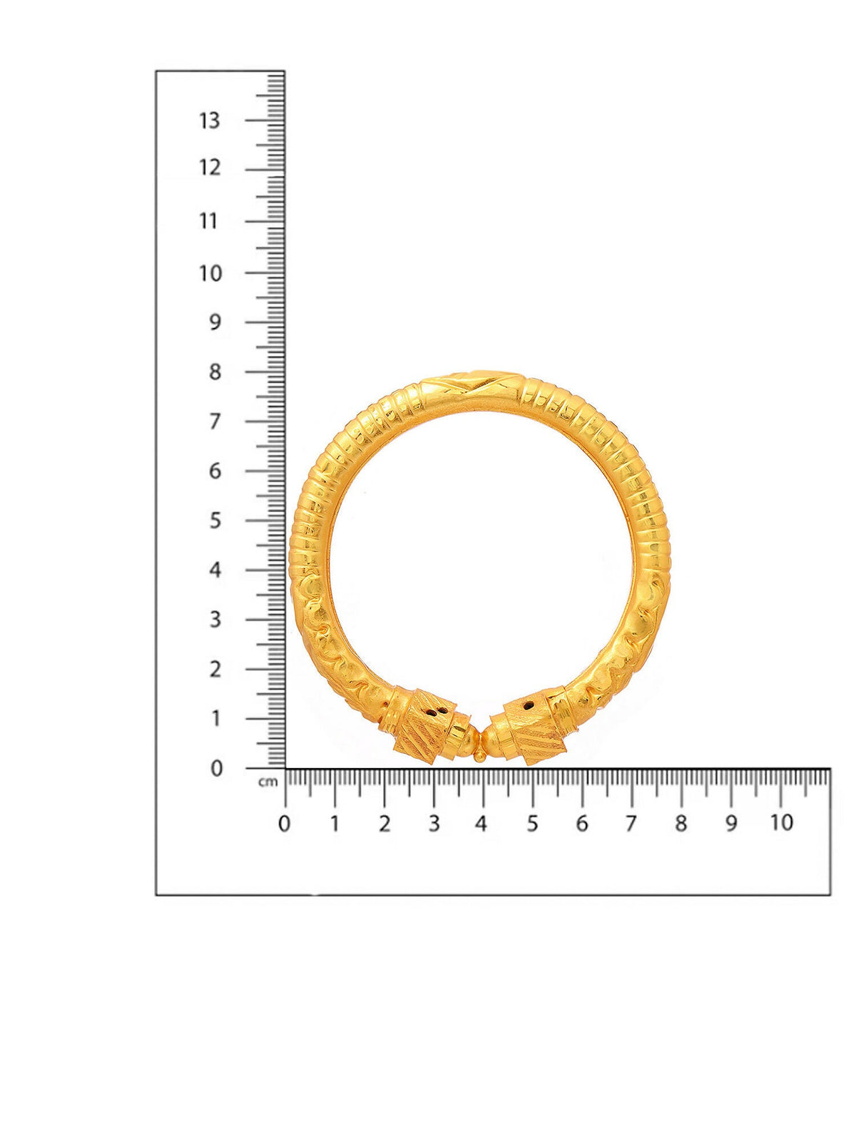 Ruby Raang Golden Bangle | Grocsy