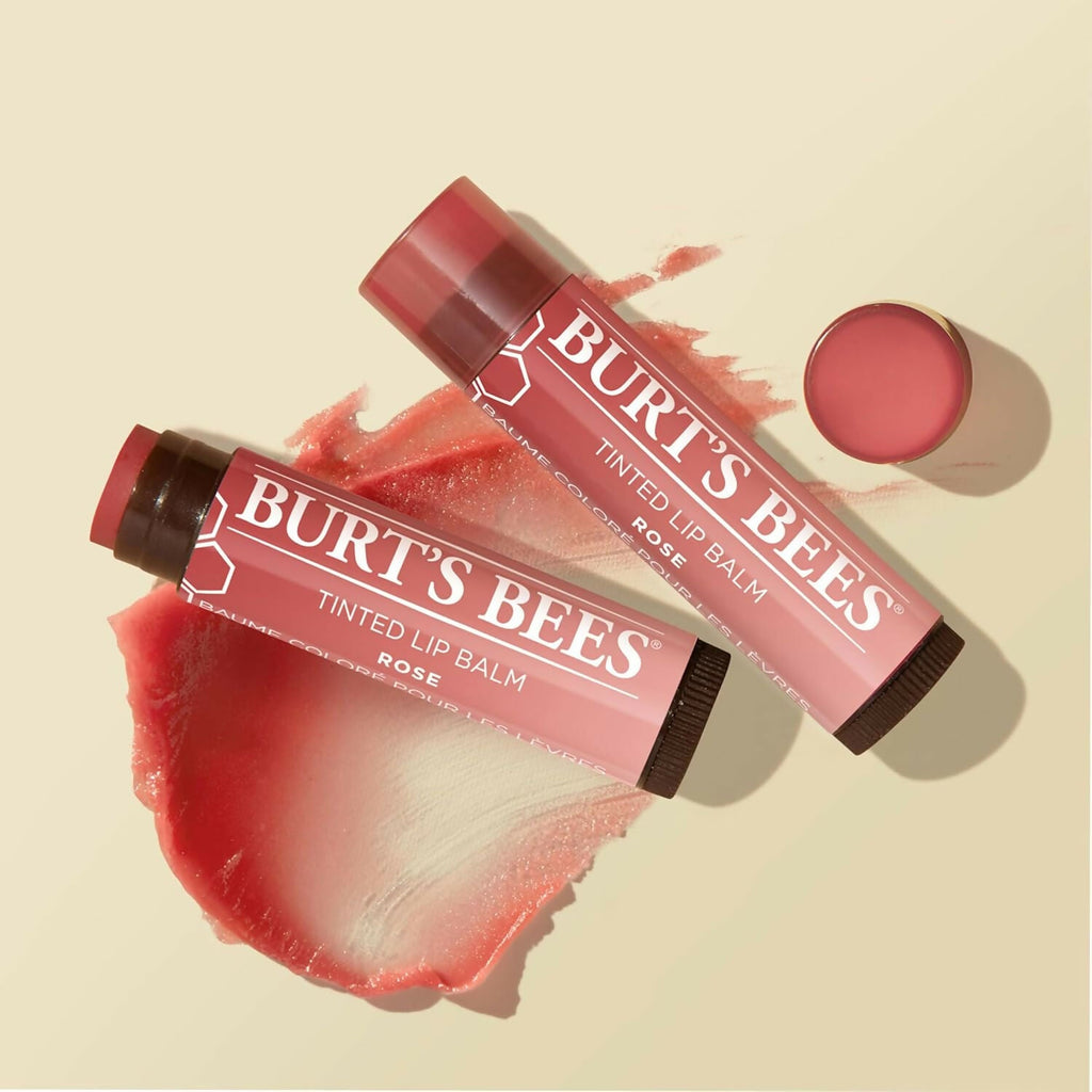 Burt's Bees Tinted Lip Balm - Rose | Grocsy