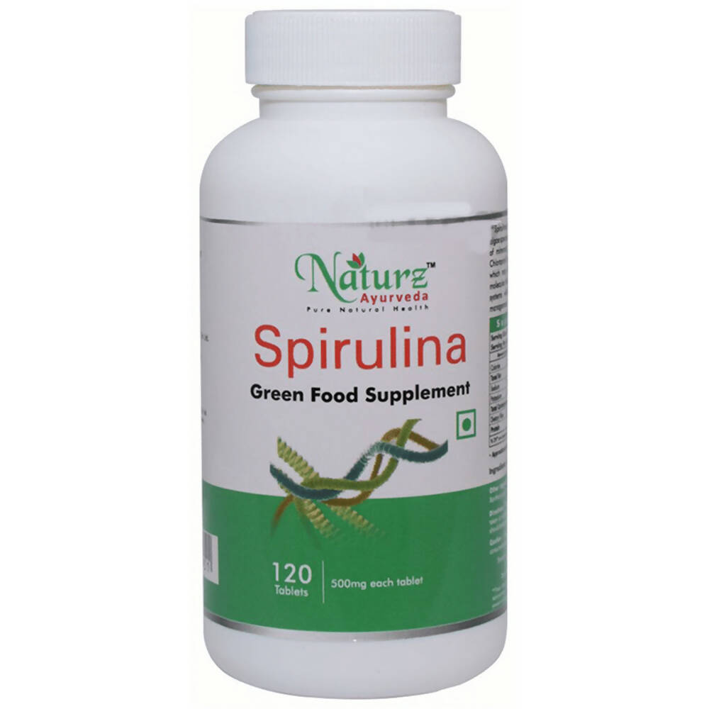 Naturz Ayurveda Spirulina Tablets | Grocsy