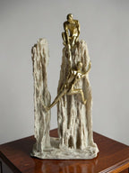 Sun Mun Decors 2 men on 2 rocks | Grocsy