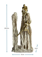 Sun Mun Decors 2 men on 2 rocks | Grocsy