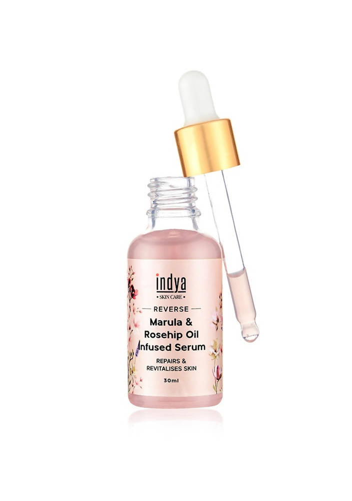 Indya Marula & Rosehip Oil Infused Serum | Grocsy