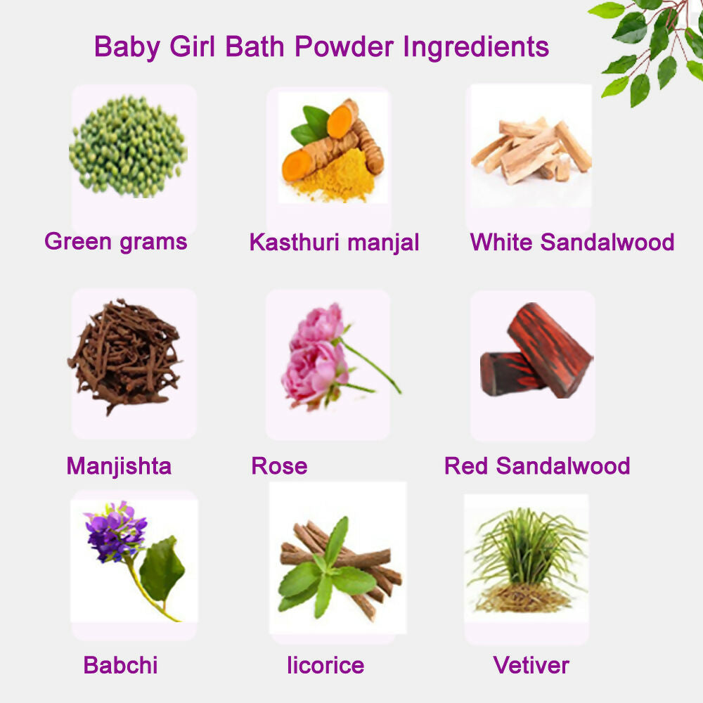 DevElixir Baby Girl Bath Powder Natural Glow & Even Skin Tone | Grocsy