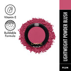 Lakme Face It Blush - Perfect Plum | Grocsy