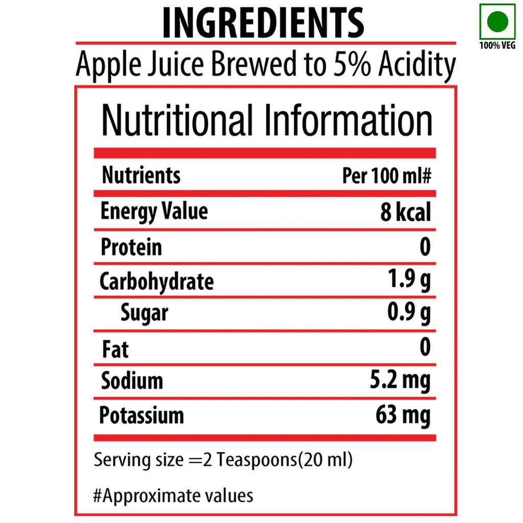 Bagrry's Apple Cider Vinegar - with the 'Mother' | Grocsy