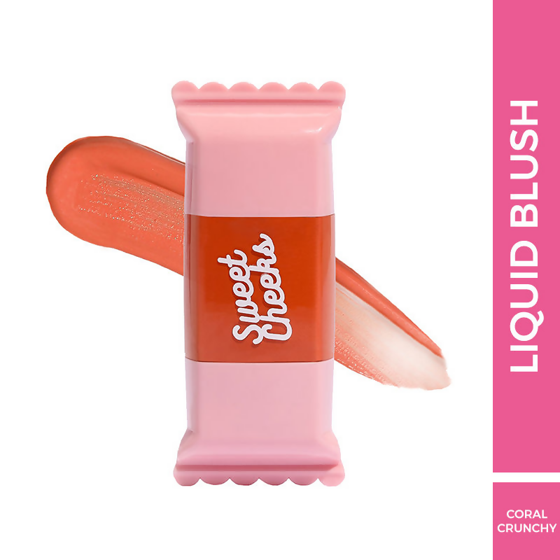 Praush Beauty Sweet Cheeks Liquid Blush - Coral Crunchy | Grocsy