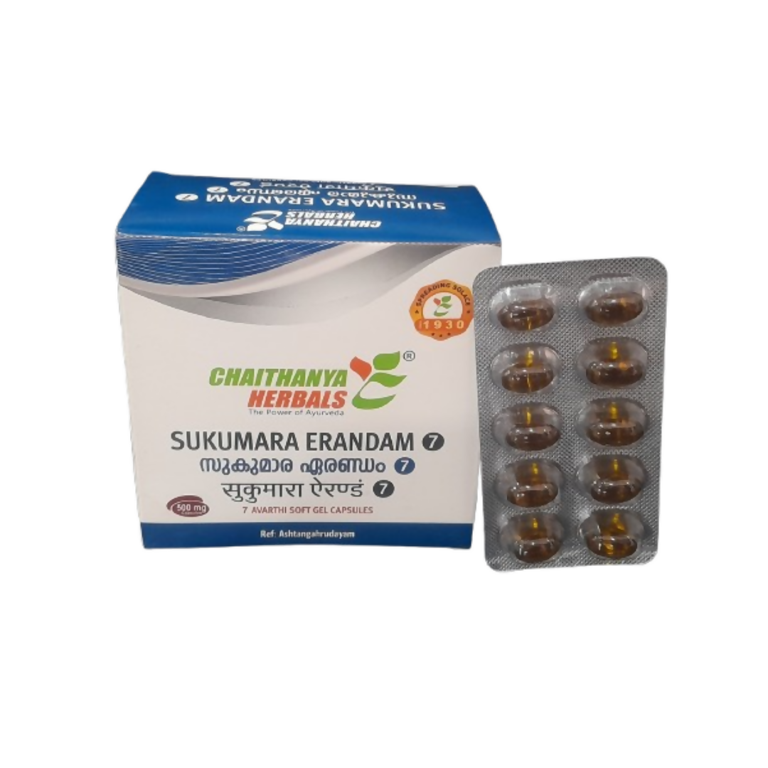 Shreshtha Herbals Sukumara eranda Capsules | Grocsy