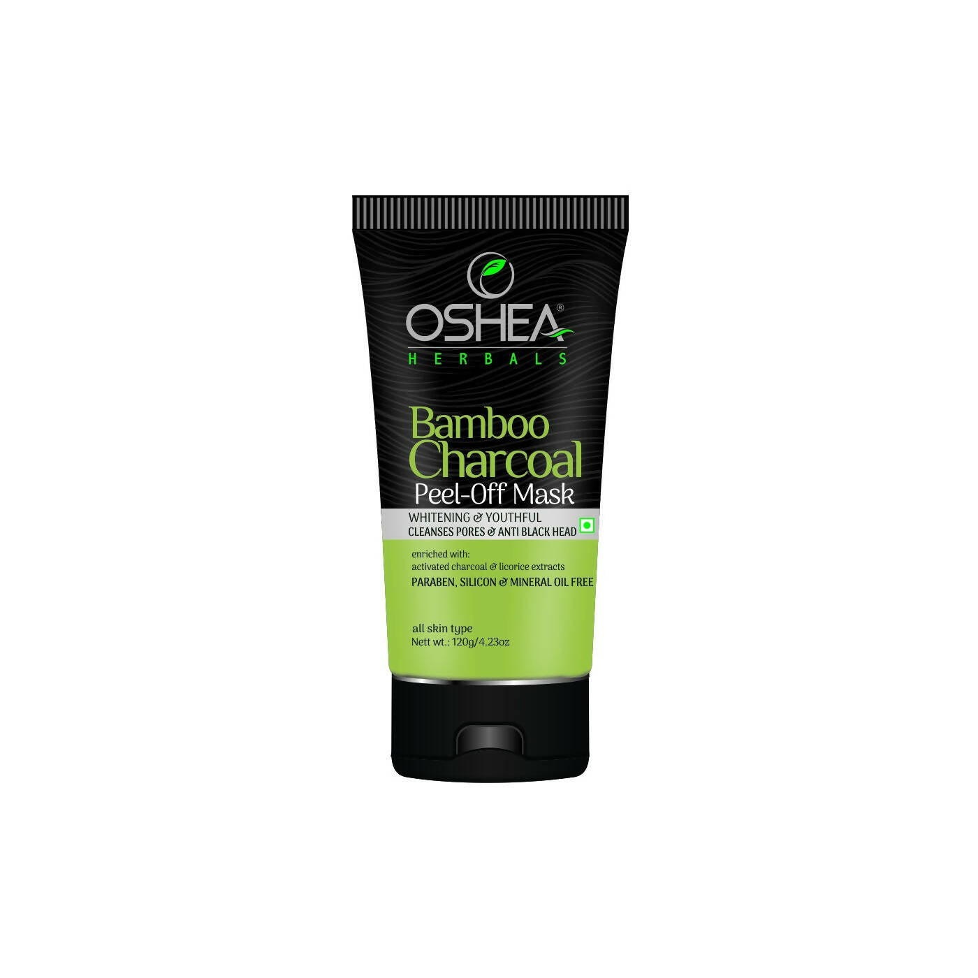 Oshea Herbals Bamboo Charcoal Peel-Off Mask | Grocsy