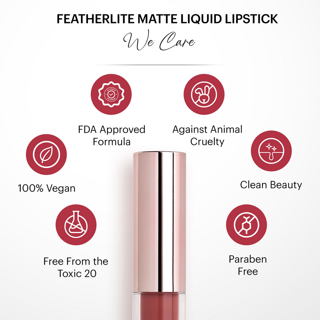Parul Garg Beauty Featherlite Matte Liquid Lipstick - Dream 21 | Grocsy