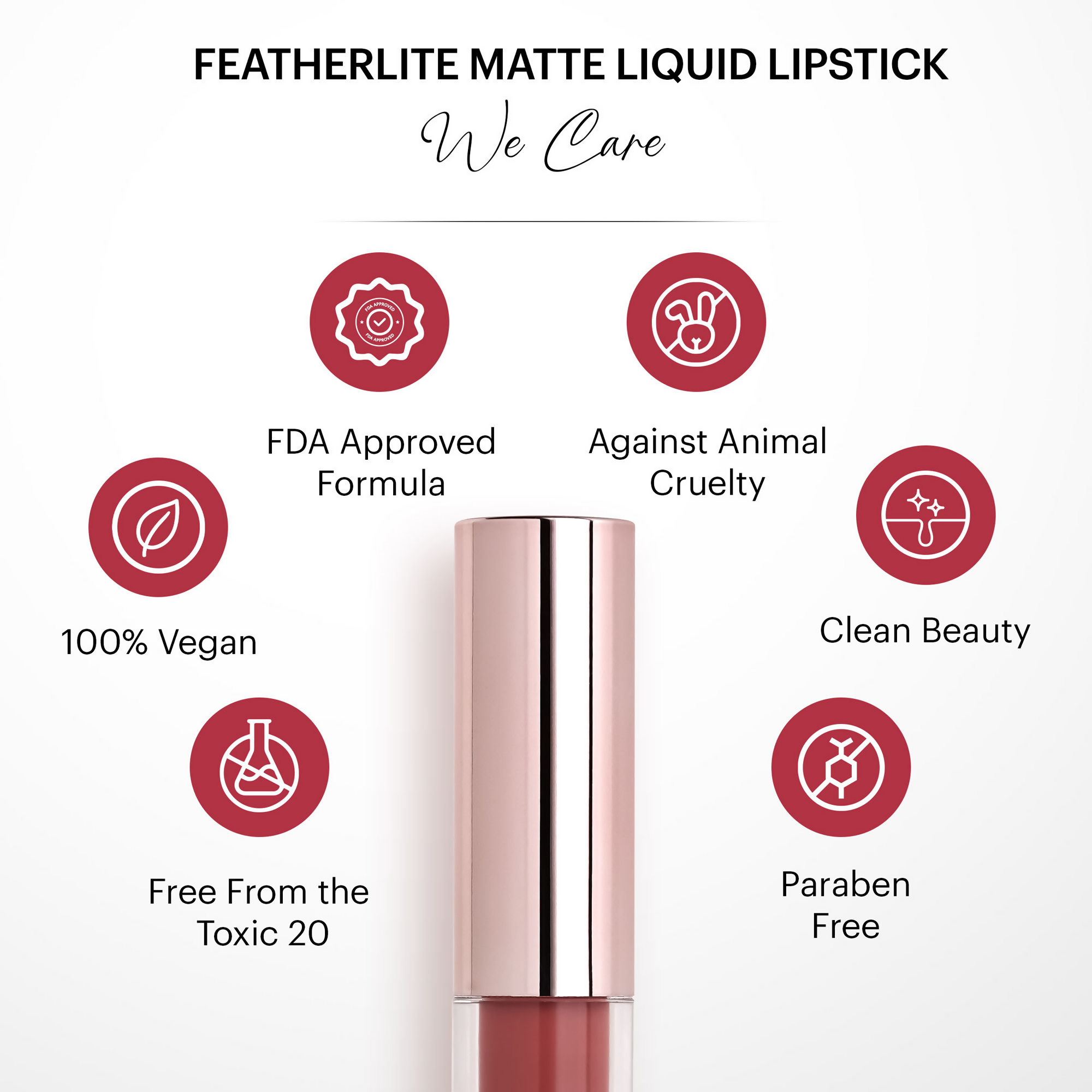 Parul Garg Beauty Featherlite Matte Liquid Lipstick - Dream 21 | Grocsy