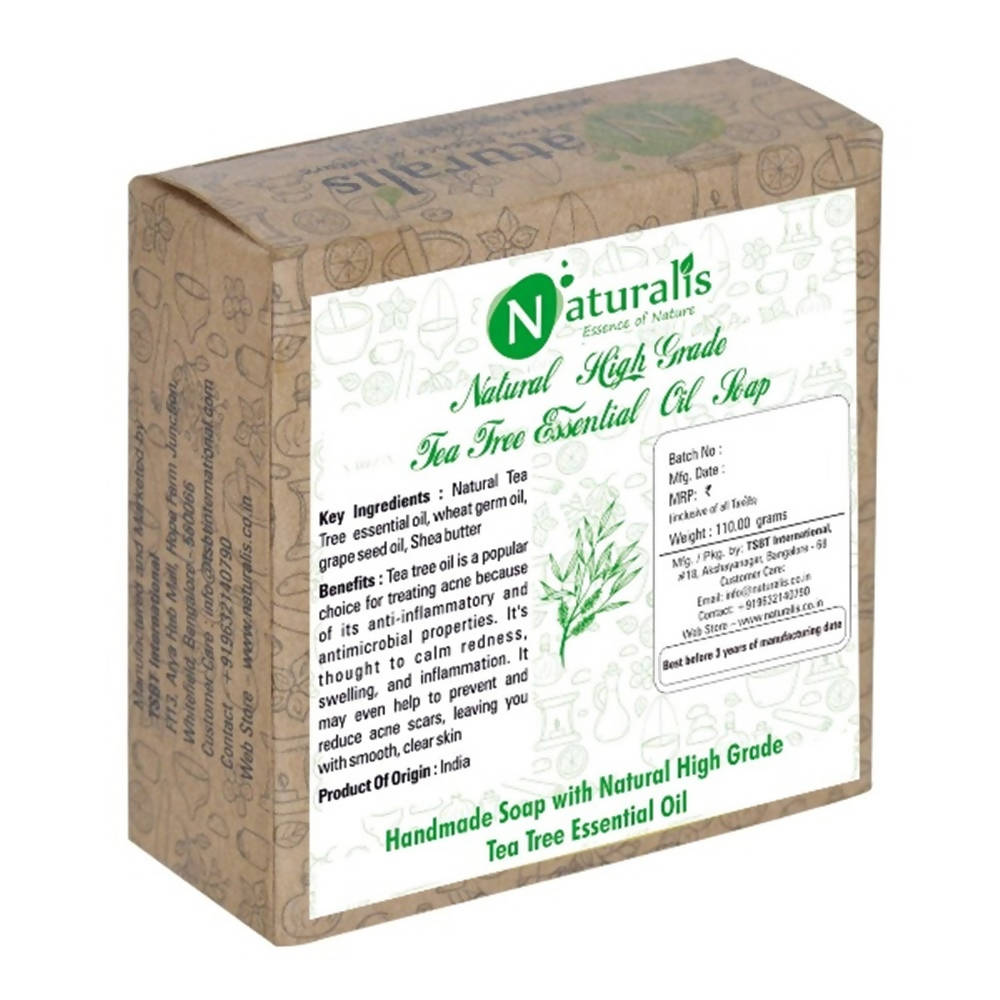 Naturalis Essence Of Nature Handmade Soap With Natural Tea Tree Essential Oil | Grocsy