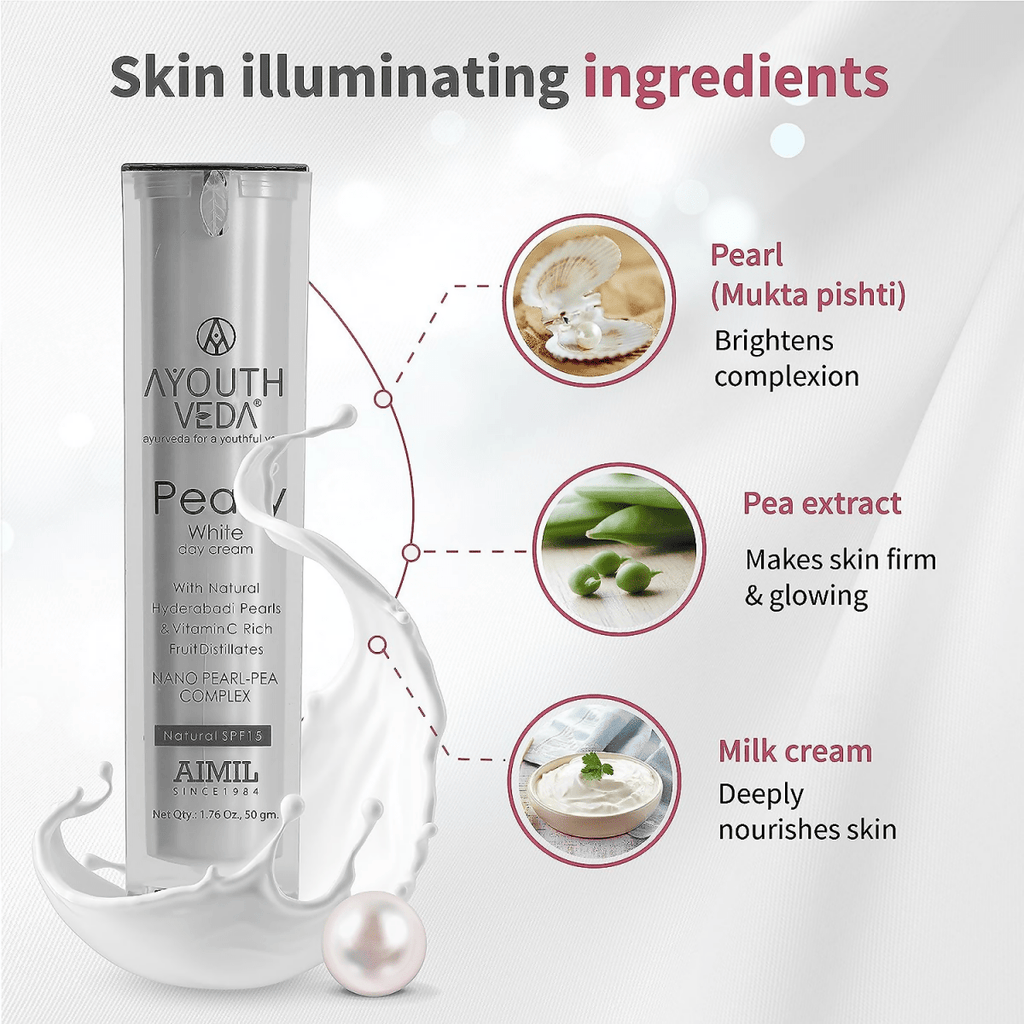 Ayouthveda Pearly White Day Cream | Grocsy