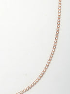 NVR Women's Rose Gold-Polished AD-Studded Kamarbandh Waist Chain | Grocsy