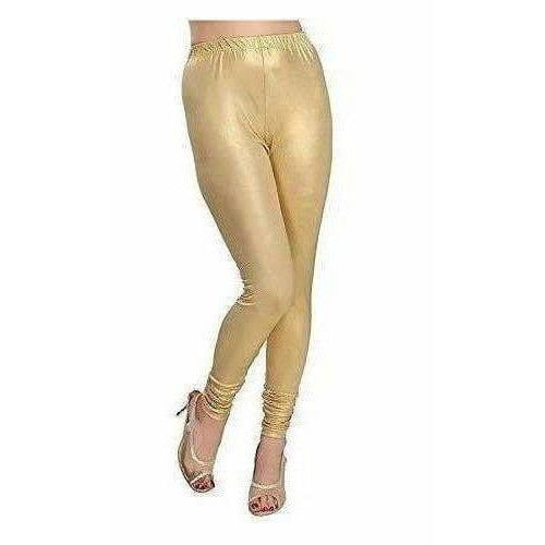 Women's Viscose Light Gold Solid Leggings for All Plus Size and Small Size | Grocsy