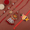 Set of 3 Rakhis & Lumba | Grocsy