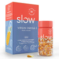Wellbeing Nutrition Slow | Virgin Omega 3 Capsules | Grocsy
