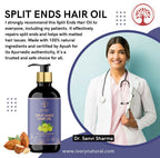 Ivory Natural Splits Ends Repair Hair Oil - Natural Hair Therapy For Split Ends And Hair Wellness | Grocsy