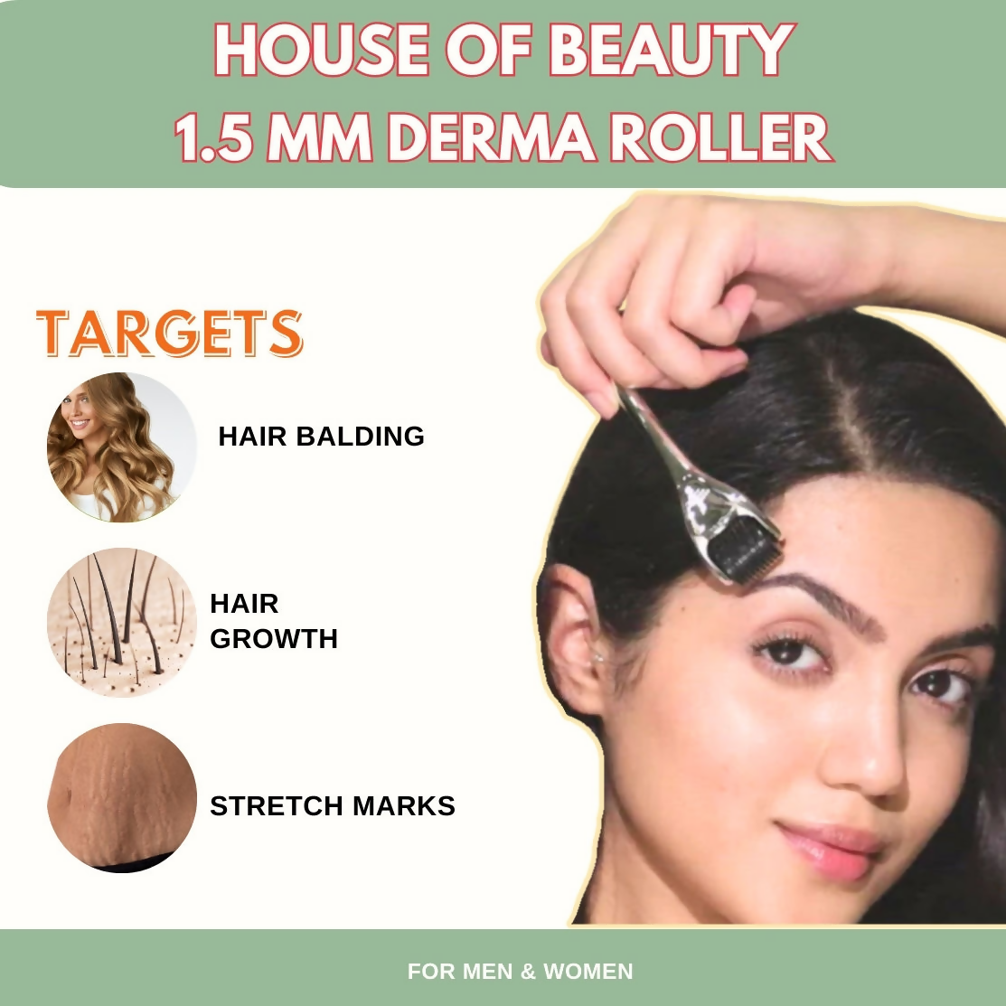 House of Beauty Derma Roller | Grocsy