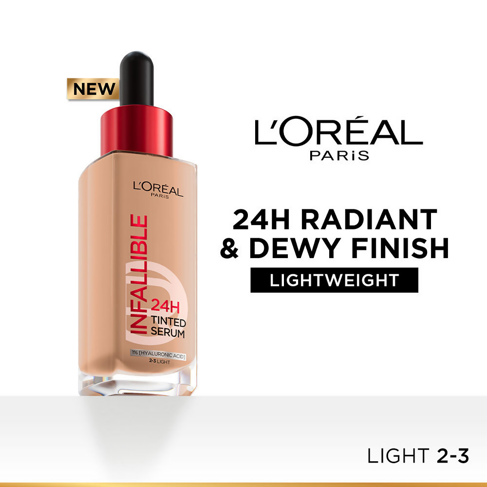 L'Oreal Paris Infallible 24H Tinted Serum Foundation - Light | Grocsy