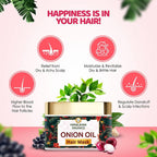 Himalayan Organics Onion Oil Hair Mask | Grocsy