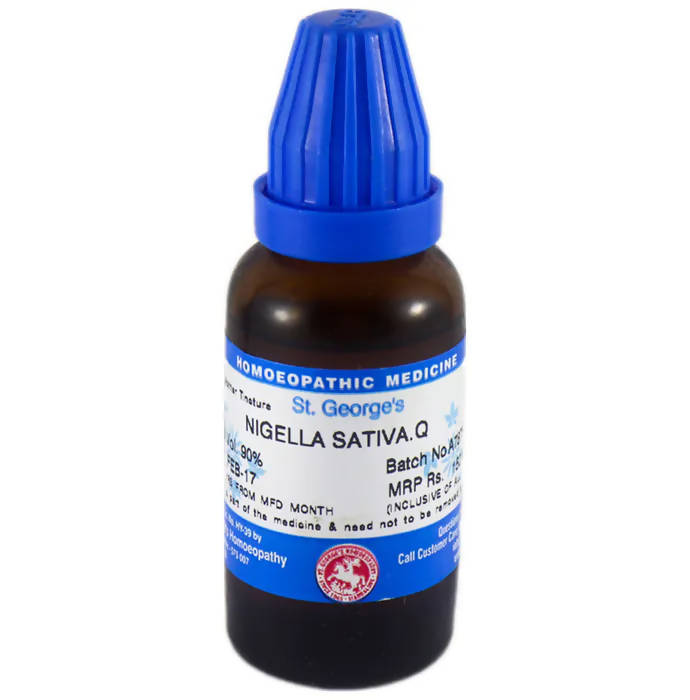 St. George's Homeopathy Nigella S Mother Tincture Q | Grocsy