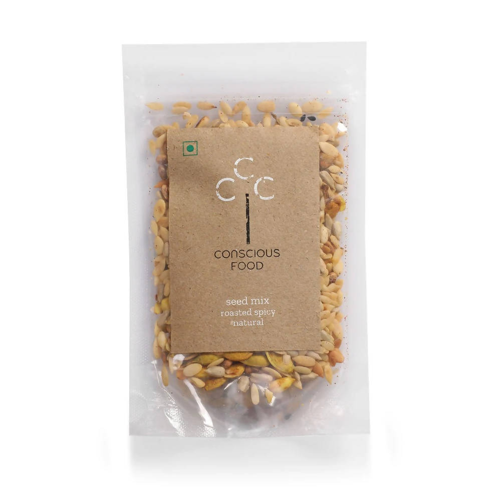 Conscious Food Natural Seed Mix Roasted Spicy | Grocsy