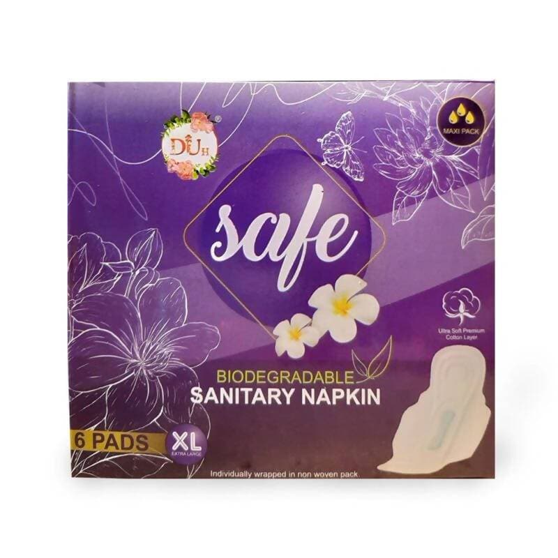 Duh Safe Biodegradable Sanitary Napkins XL | Grocsy