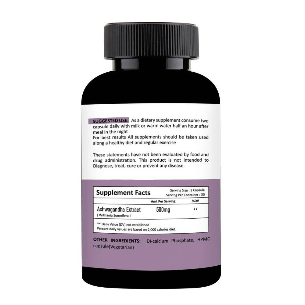 Nutracology Ashwagandha Tablets For Stamina Energy and Strength | Grocsy