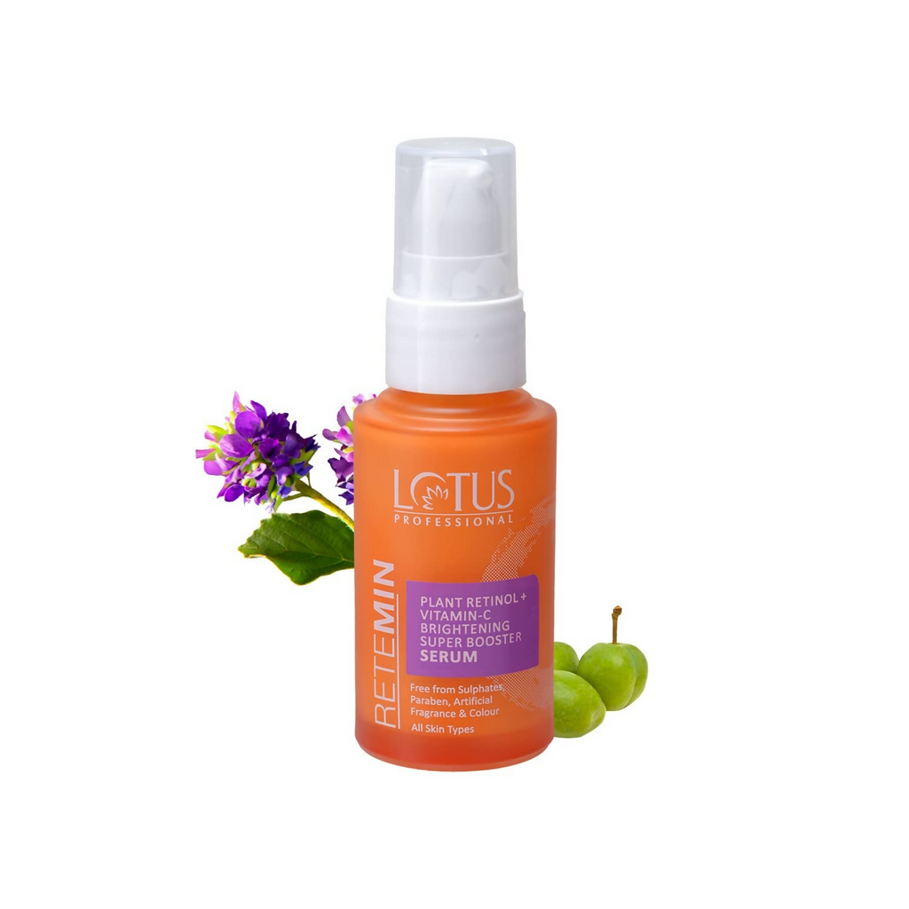 Lotus Professional Retemin Plant Retinol + Vitamin C Brightening Super Booster Serum | Grocsy