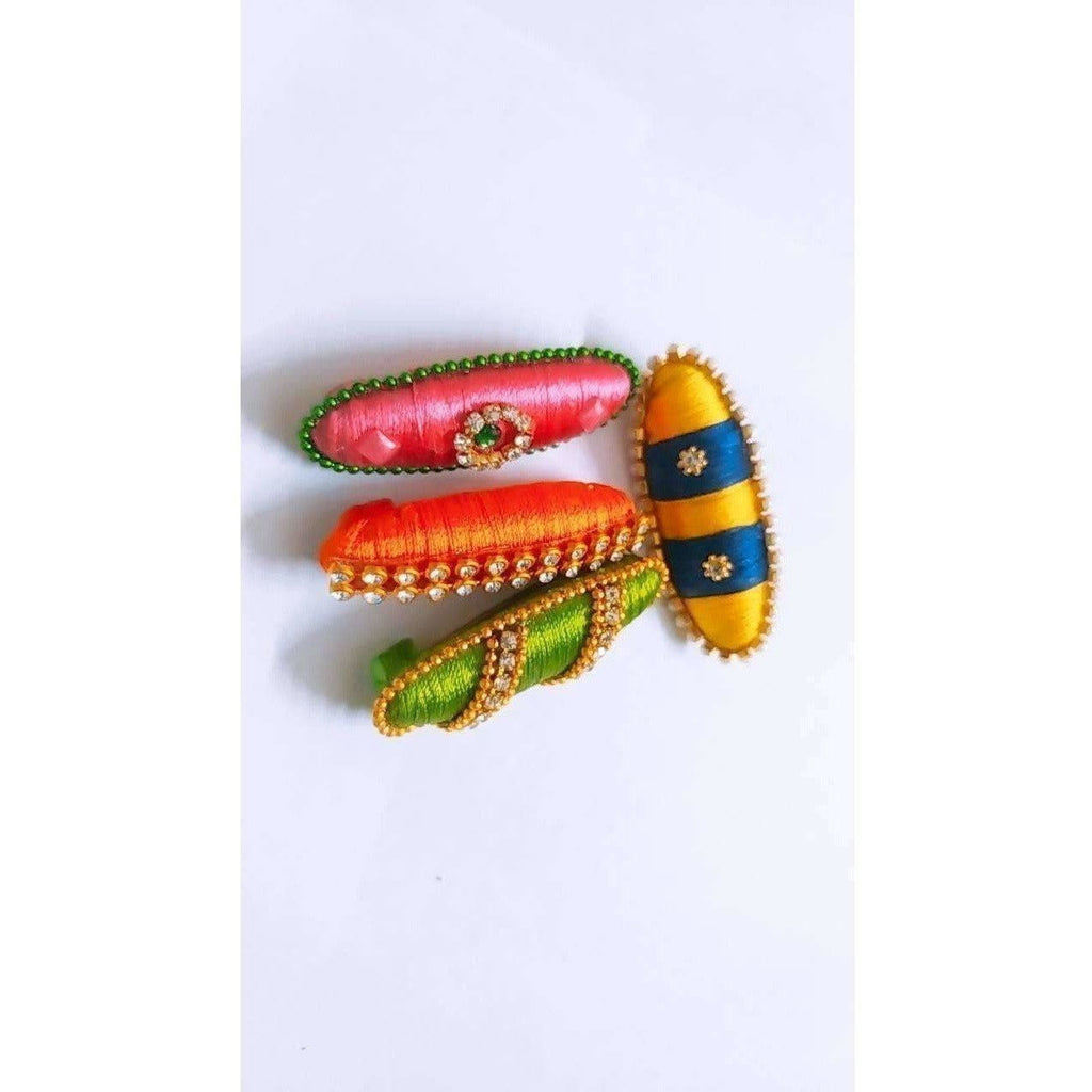 Saree Pins - Set of 4 | Grocsy